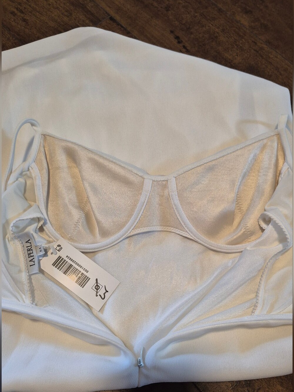 NWT La Perla Ivory Underwire Slip Dress - Italian Size 44 - Picture 7 of 12